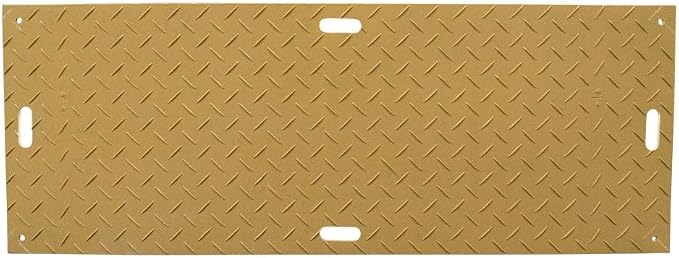 12 Pk 3' x 8' - 1/2" Thick Heavy Duty Tan Ground Protection Mats - Easily - Image 8