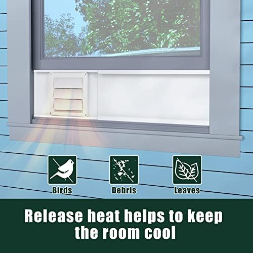 Flehomo Dryer Vent Window Kit, Include Dryer Vent Cover - Image 6