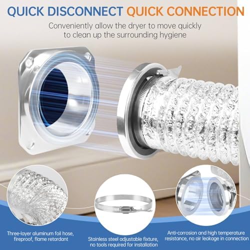Magnetic Dryer Vent Coupling Connector Kit - Image 3
