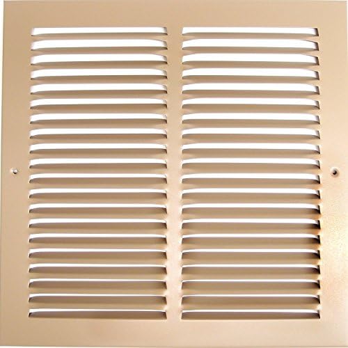 HVAC Premium 16'' x 20'' Flat Stamped Steel Return Air Grille by HVACPremium