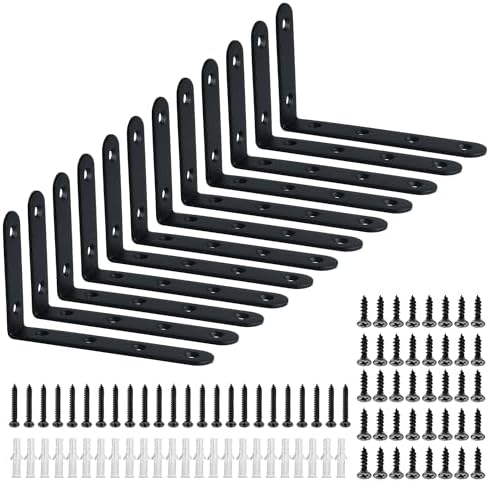 Alise 12Pcs Floating Shelf Brackets by Alise