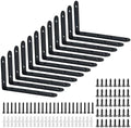 Alise 12Pcs Floating Shelf Brackets by Alise