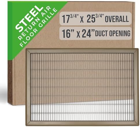 Fits 16x24 and 24x16 Duct Opening | Return Air Floor Grille by Handua | by Handua