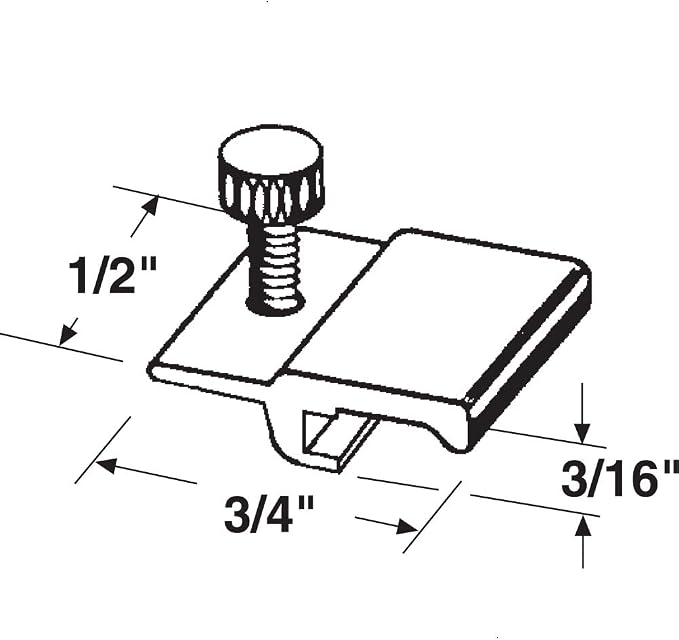 Prime-Line PL 7959 3/16 in. Storm Door Panel Clips - Image 2
