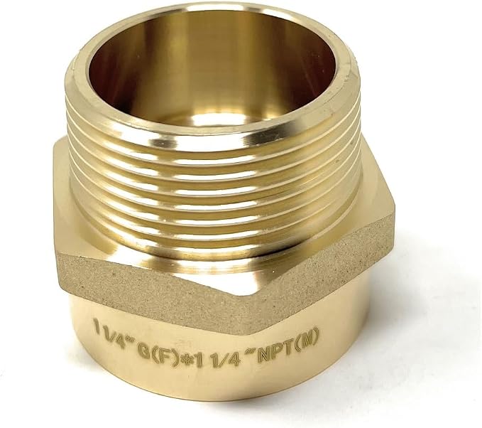 G Thread Female to NPT Thread Male Pipe Fitting Adapter - Image 9