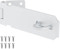 JQK Door Hasp Latch Lock, 5 Inch 304 Stainless Steel Safety Packlock Clasp by Homeimprovement