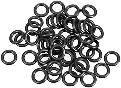 uxcell 50pcs 8x5x1.5mm Nitrile Rubber O-Rings Metric Sealing Gasket by uxcell