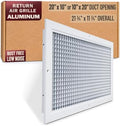 Fits 20x10 and 10x20 Duct Opening | Aluminum Eggcrate Return Air Grille | Low by Handua