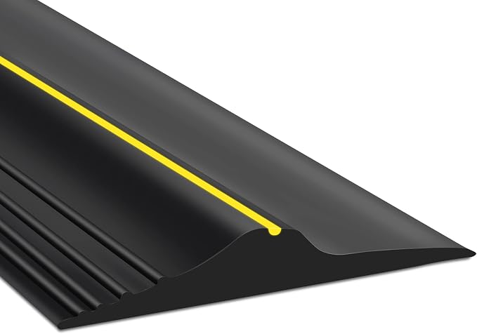 12Ft/3.7M Universal Garage Threshold Seal Strip Garage Door Bottom Weatherproof by ToLanbbt