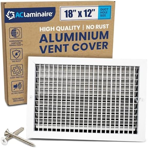 18" x 12" Duct Hole Adjustable Vent Cover by ACLAMINAIRE