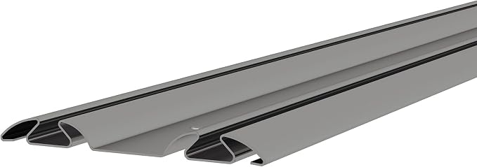 DIYHD Bypass Mirror Closet Door Bottom Track, Roll Formed Steel Sliding Door by DIYHD