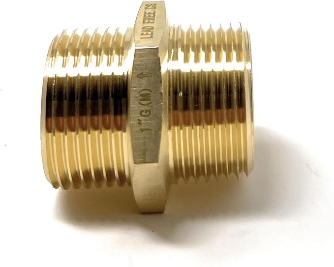 Cascada 1" G Thread Male to 1" NPT Thread Male Pipe Fitting Adapter - Image 8