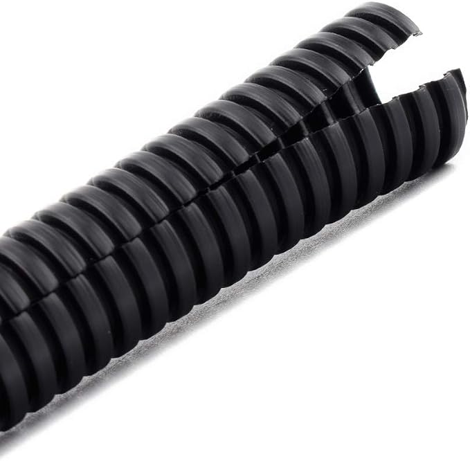 ZhiYo 13ft-1/4” 13ft-3/8” 13ft-1/2” Wire Loom Split Tubing Auto Wire Conduit by ZhiYo