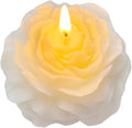 White Peony Flower Shape Candles by Peytanger