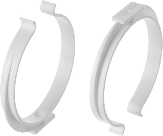 4 Inch Plastic Pipe Clamp Holder Brackets 2 Pack – Wall and Ceiling Mount Air - Image 3