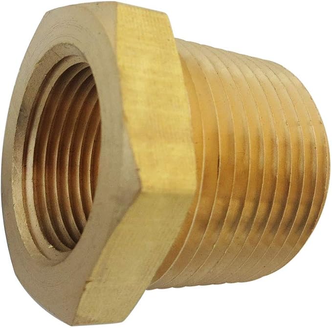 Brass Pipe Fitting Hex Bushing Assortment Kits NPT Male Pipe to NPT Famale Pipe - Image 2