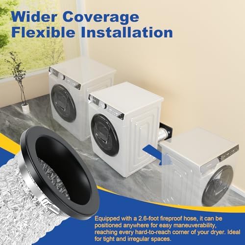 Magnetic Dryer Vent Coupling, DV180 Dryer Vent Connector Kit - Image 4