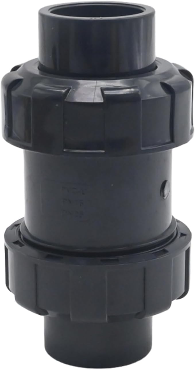 1 Inch PVC True Union Check Valve, Slip Swing Full Port Utility Check Valve by Lidscura