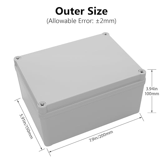 Junction Box IP67 Waterproof Dustproof ABS Plastic Project Box - Image 2