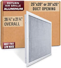 Fits 25x20 and 20x25 Duct Opening | Aluminum Eggcrate Return Air Grille | Low by Handua