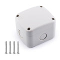 White ABS Project Box, IP66 Weatherproof PVC Plastic Enclosure Box | 3.3 x 2.8 by NineLeaf