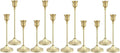Candlestick Holders 4 Sets, Metal Taper Candle Holder, Candle Holder by Tunyet