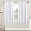 H.VERSAILTEX White Curtains Thermal Insulated Window Treatment Panels Room by HVERSAILTEX
