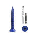 CHENGFIX Concrete Screws Kit, 5 Sizes, Flat Head, Torx Drive, by Unknown