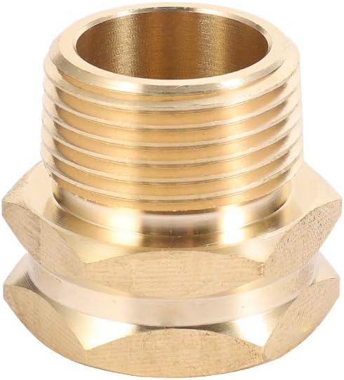Garden Hose Adapter, 3/4"GHT Male x 3/4" NPT Male Connector - Image 4