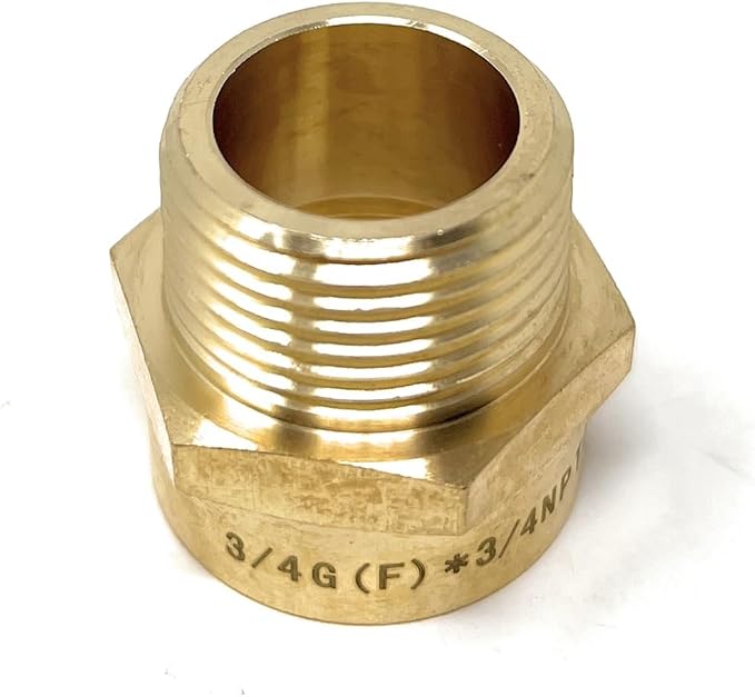G Thread Female to NPT Thread Male Pipe Fitting Adapter - Image 6