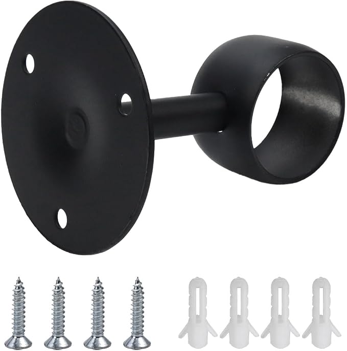 Antrader Curtain Rod Ceiling-Mount Bracket 1 1/2 Inch - Image 4