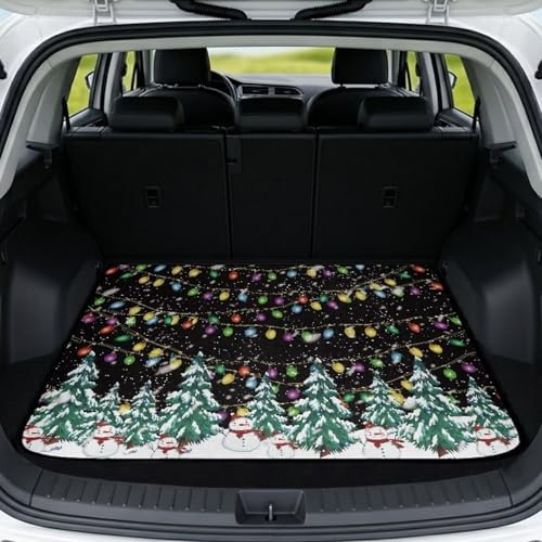 Christmas Tree Universal Car Trunk Mat All Weather Trunk Protection Cargo Liner by Mintulipy