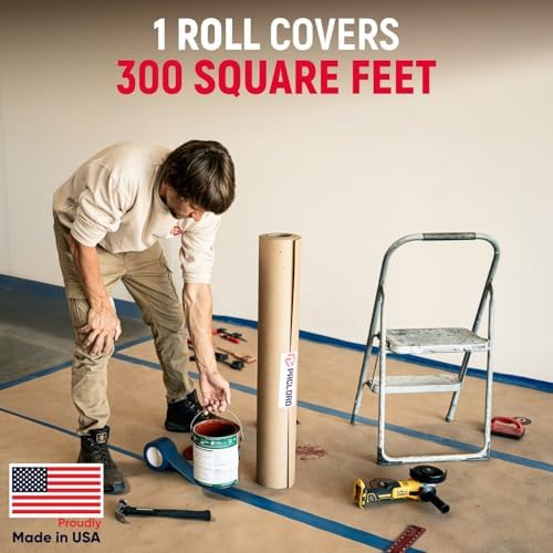 Floor Protection Paper 36” x 100’ Floor Protector Cover Roll, 25 Mil Extra - Image 4