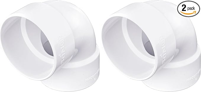 NDS 3P02 3-Inch Sewer Drain Elbow by NDS-WaterManagement