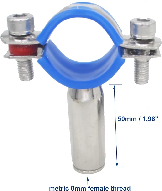 Stainless Steel Adjustable Pipe Clamp Bracket - Image 3