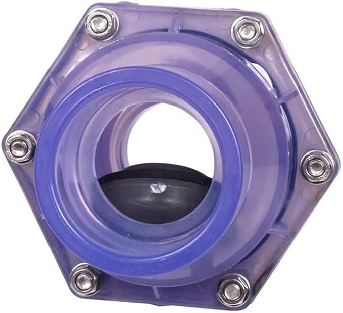 Check Valve, 40mm 50mm 63mm Transparent U-PVC Sewer Deodorization Non-Return - Image 4
