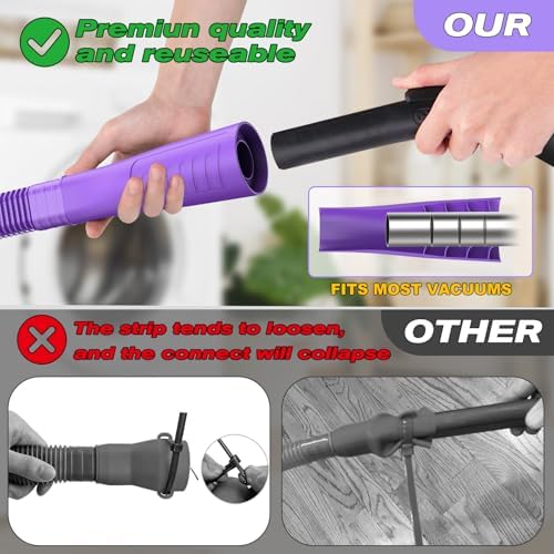Sealegend 2 PCS Dryer Vent Cleaner Kit, Dryer Lint Vacuum Attachment&Brush - Image 4