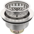 BOTEMY B9171 Kitchen Sink Drain 3 1/2 Inch Kitchen Sink Drain Strainer Assmebly by BOTEMY