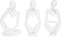 Sandstone Resin Thinker Statue Style Abstract Sculpture, Modern Aesthetic by Ozzptuu
