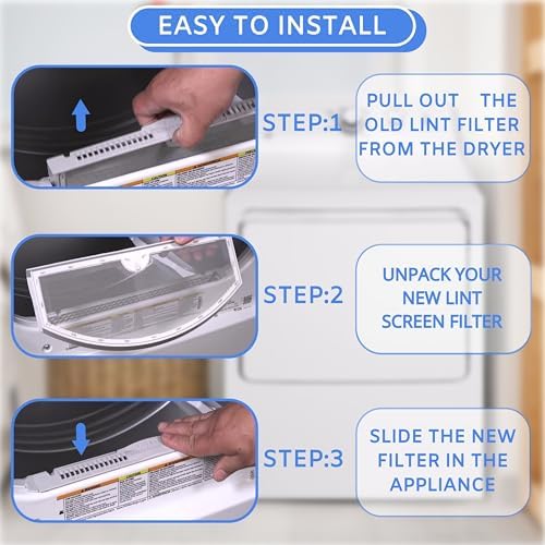 Compatible Lint Filter for GE GTD33GASK0WW, GTD33EASK0WW, GTX33GASK0WW - Image 3