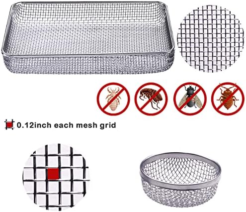 Eazy2hD RV Furnace Vent Cover Screen, Stainless steel mesh - Image 3