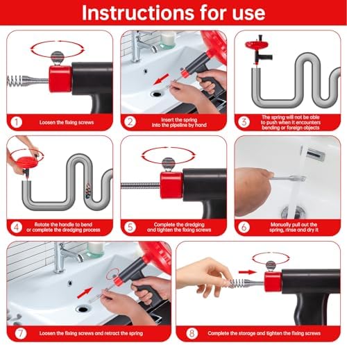 Drain Auger, Plumbing Snake - Image 4