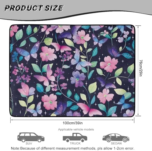 Butterfly Floral Universal Cargo Liner 29"x39" - Image 7