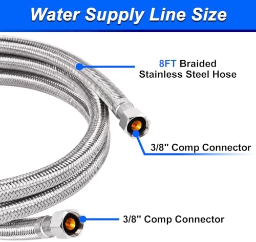 Dishwasher Installation Kit - 8 FT Supply Line - Image 2