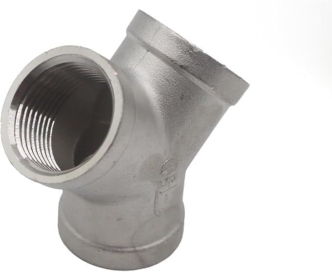 Stainless Steel 304 Tee NPT Female Y Shaped 3 Way Cast Pipe Fitting - Image 3