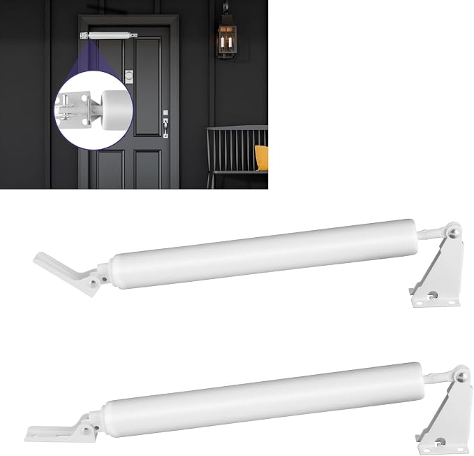2 Set Heavy Duty White Screen Door Closers, Storm Door Closer | Screen Door - Image 7
