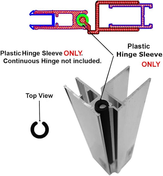 Gordon Glass® Plastic Hinge Sleeve ONLY - Image 3
