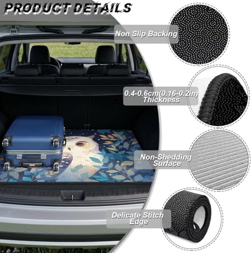 Owl Night Beach Gear Trunk Mat 29"x39" - Image 6