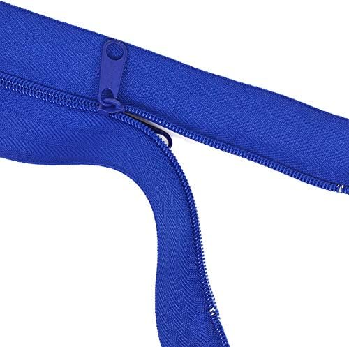 ZIP-UP 84" x 3" Cloth Zipper Door Twin Pack, Self Adhesive, Tight Seal - Image 2