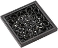 1pc Black Square Floor Drain 10 * 10cm by Unknown